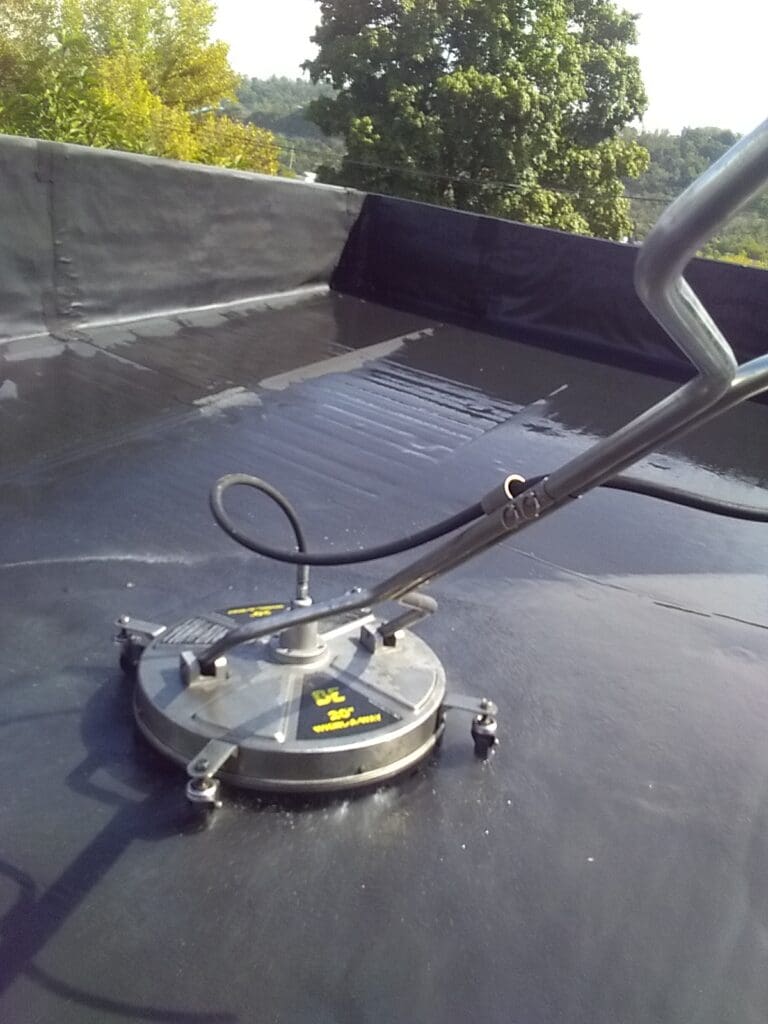 Membrane Roof Coating - Pressure Cleaning Roof